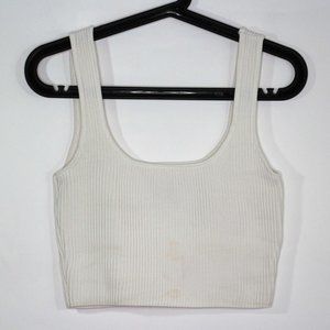 Princess Polly Womens Medium / Large Ribbed Crop Top V20